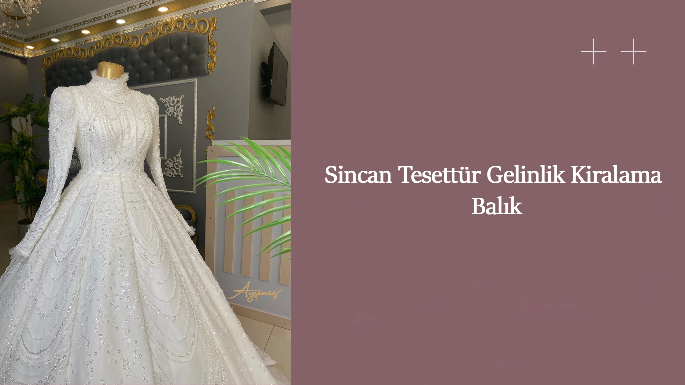Sincan Tesettür Gelinlik Kiralama Balık