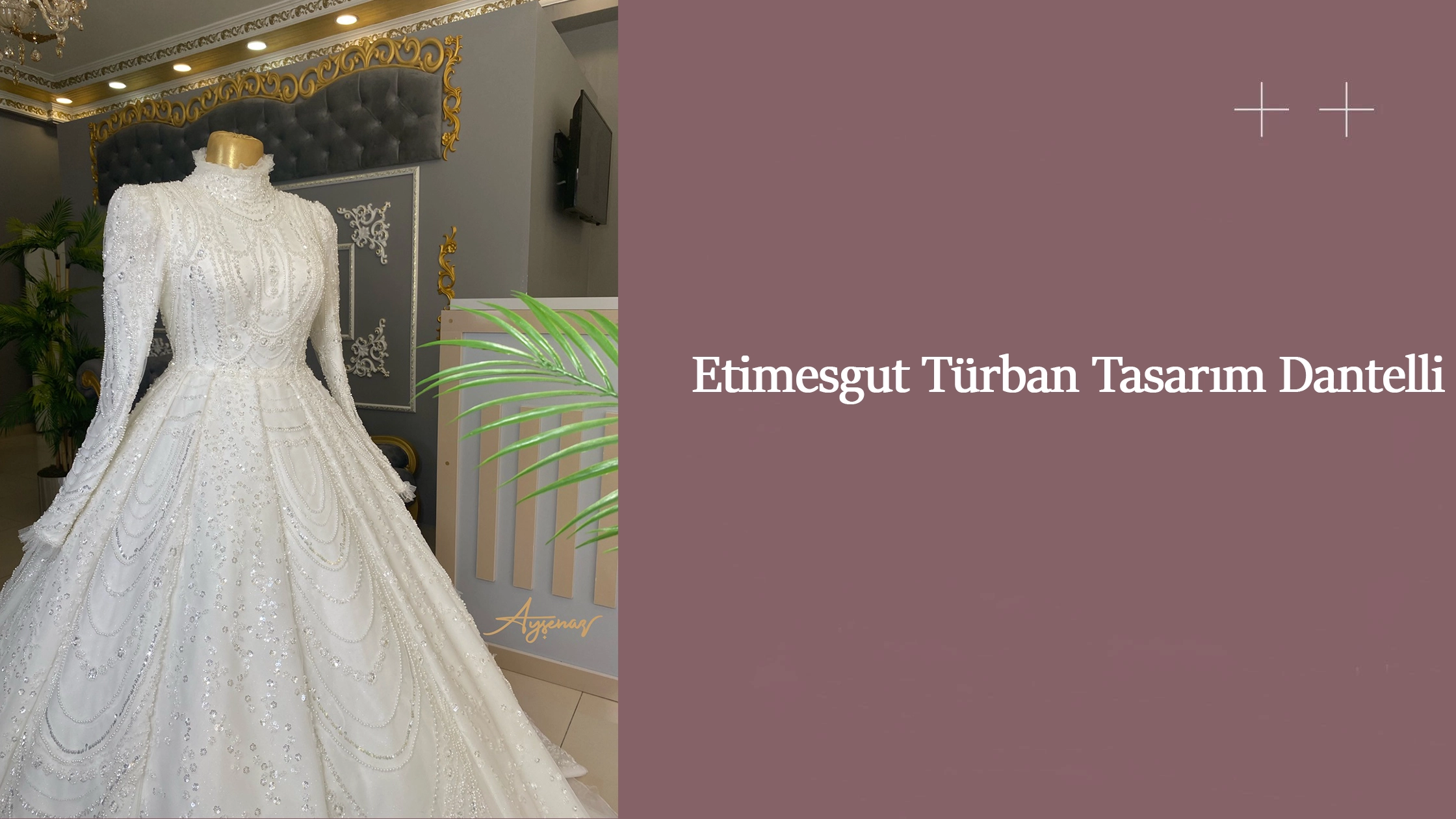 Etimesgut Türban Tasarım Dantelli
